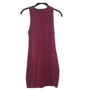 Burgundy dress
